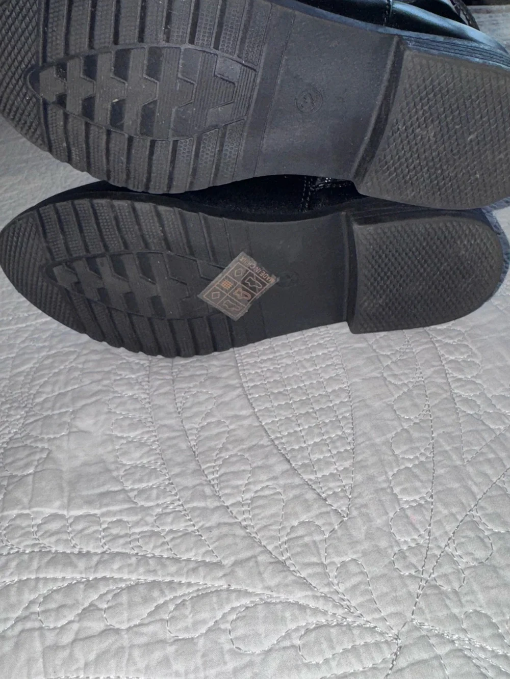 Kids  Black Ankle Boots - Sleek Zip & Strap Design